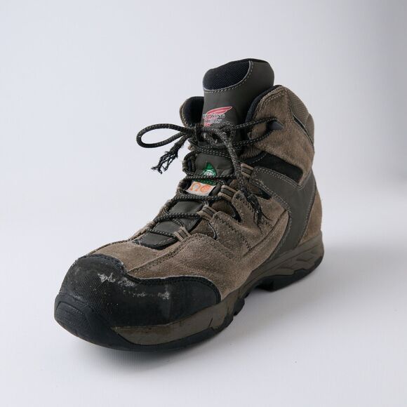 Red Wing TruHiker 3561 Men's Size 13D‎ Hiking Boots Brown Suede Waterproof Boots - Picture 5 of 14